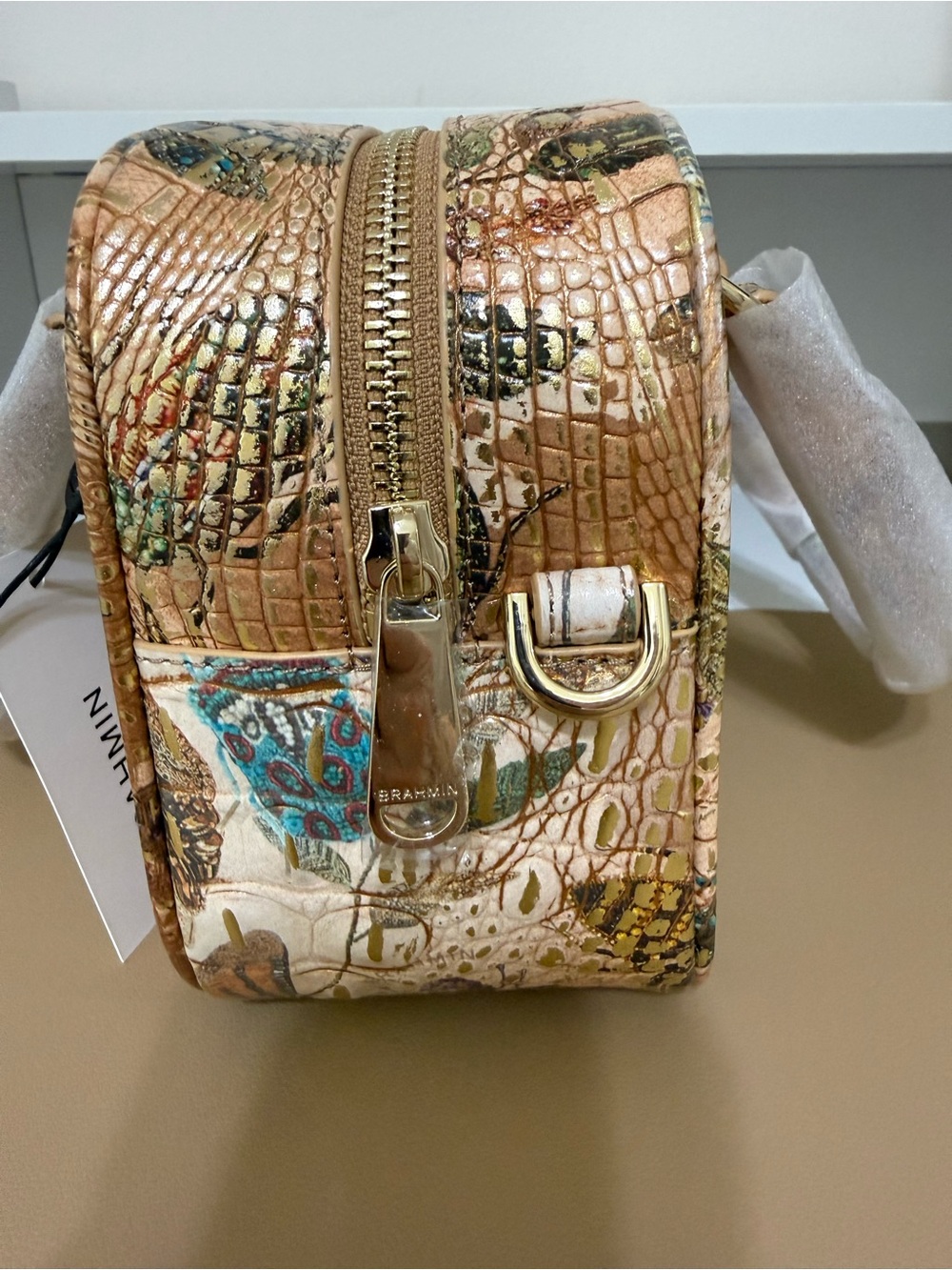 Brahmin Mara Hill Garden Melbourne Leather Satchel - Picture 5 of 14